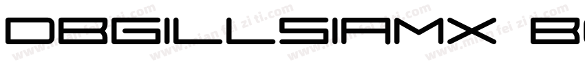 dbgillsiamx bold字体转换